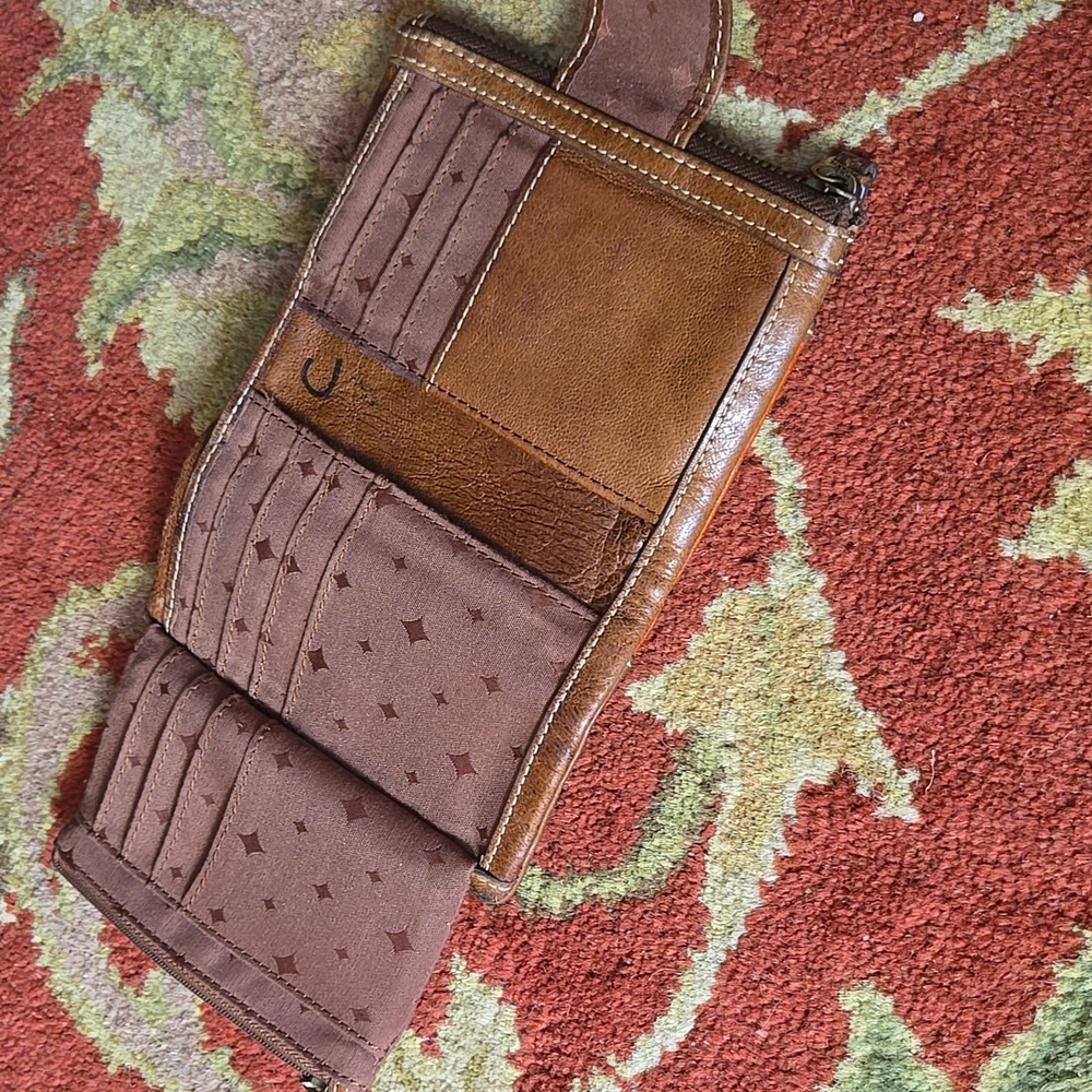 Fossil Emory Patchwork Leather Wallet - image 3